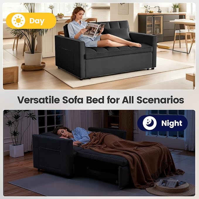 3 in 1 Sofa Bed, Loveseat Sleeper Sofa Bed - Image 9