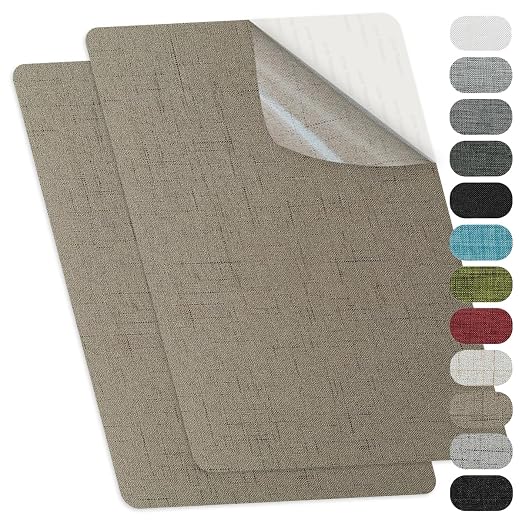 Self-Adhesive Fabric Repair Patches, Large Size 8X11 inch Linen Furniture by TXSN