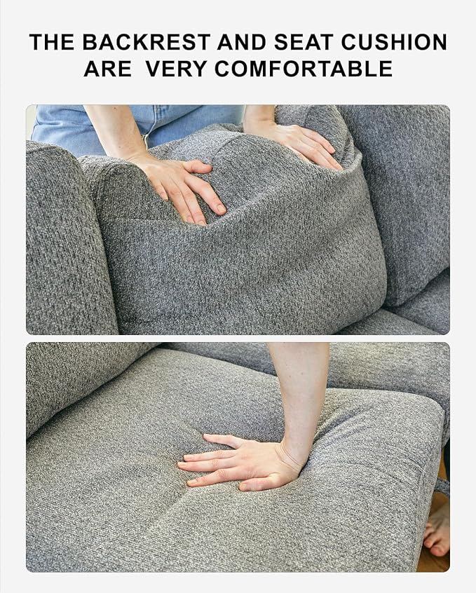 Belffin 45.6” Chenille Loveseat Module - Image 5
