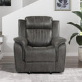 Lexicon Recliner Chair, Home Theater Seating, Manual Polished Microfiber by Lexicon