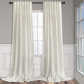 Pitalk 60 Inch Wide Curtains for Living Room 2 Panels Back Tab Pocket Drape by Pitalk