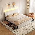King Size Upholstered Platform Bed by FAVSH