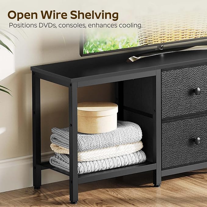 YATINEY TV Stand for TVs up to 55", Entertainment Center - Image 6