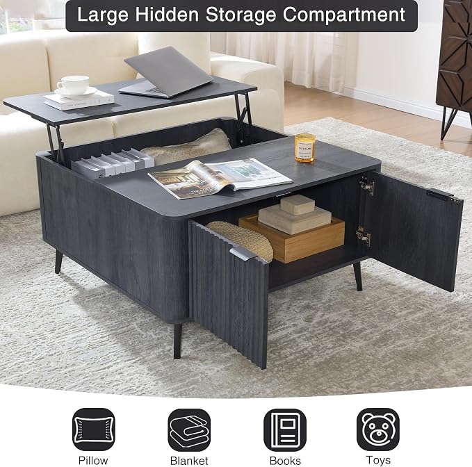 Fatmok Fluted Furniture Set – 65" Buffet Sideboard Cabinet - Image 6
