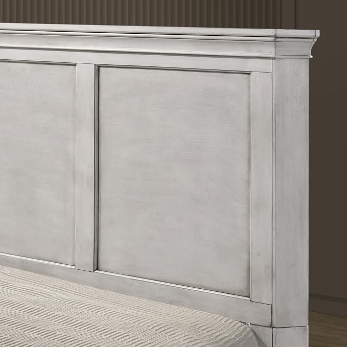 Roundhill Furniture Maderne Wood Panel Bed - Image 6