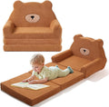 little dove Extra Wide Soft Toddler Couch Fold Out, Comfy Toddler Chair by LittleDove