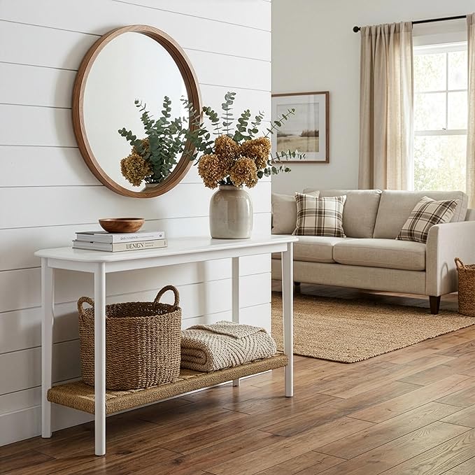 Alaterre Furniture Calais 48 Inch Wooden Console Table - Image 2