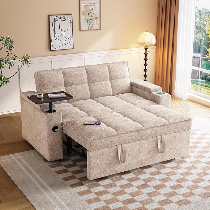65'' 3-in-1 Convertible Sofa Bed - Image 8
