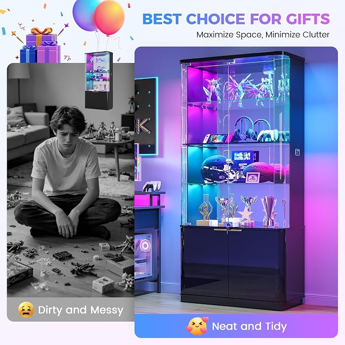 71" Tall RGB Display Cabinet - Image 8