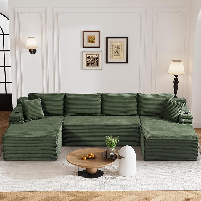 133" Oversized Cloud Boneless Sofa Couch - Image 9