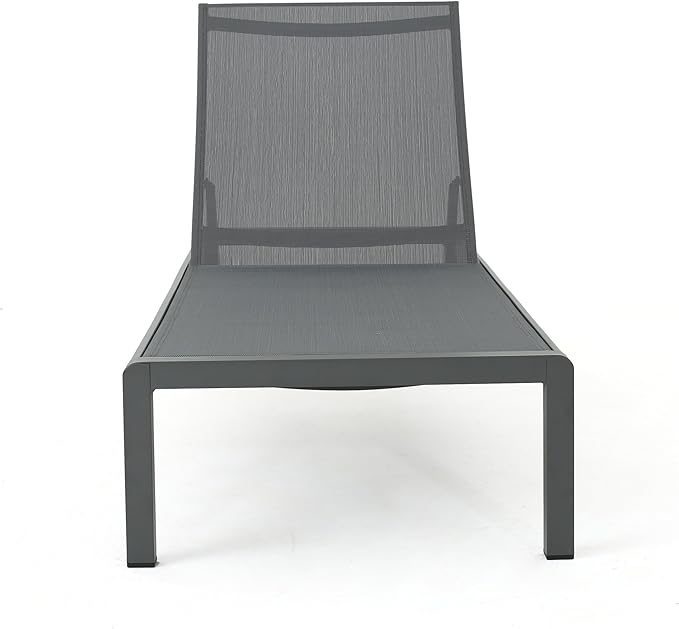Christopher Knight Home Cape Coral Outdoor Aluminum Chaise Lounges - Image 5