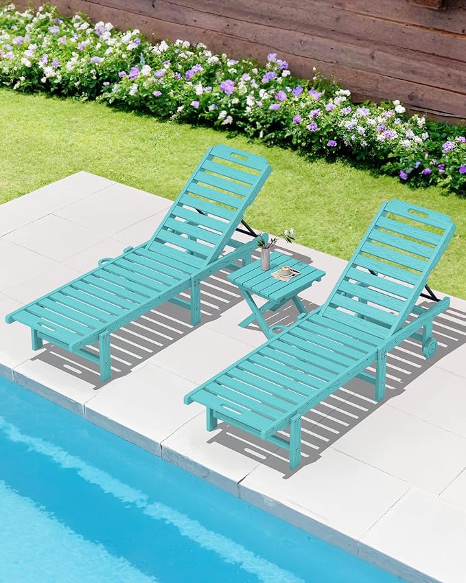 SERWALL Folding Outdoor Side Table Set of 2, Portable Adirondack Side Table - Image 10