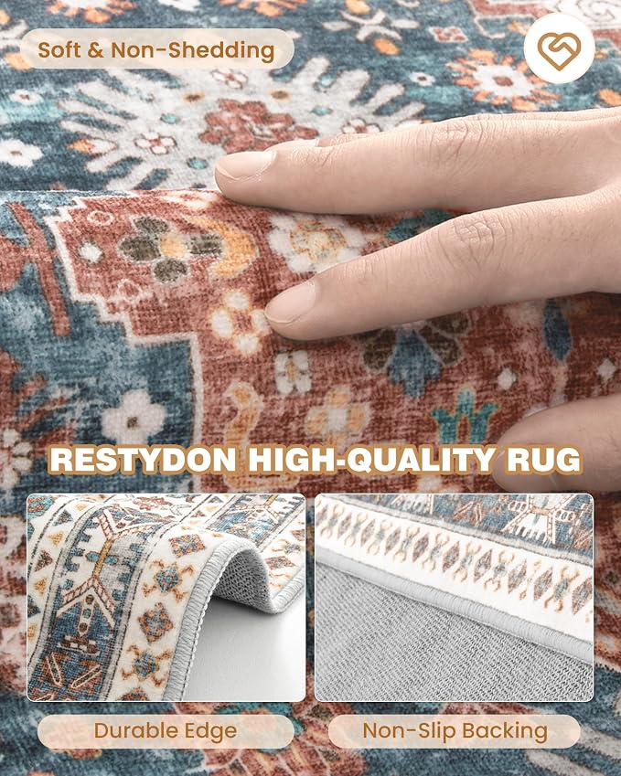 Washable Runner Rug 2.5x16, Non-Slip Long Kitchen Mats - Image 7
