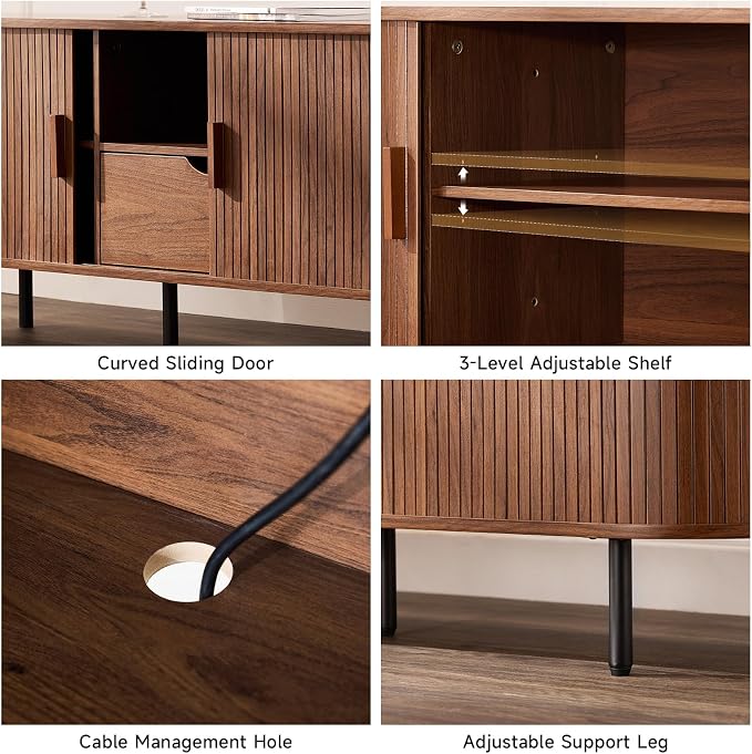 ONBRILL 69" TV Stand with Power Outlet - Image 4