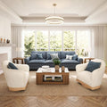 HERA'S HOUSE 116.11" Mid-Century Modern Couch by HERASHOUSE
