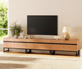 WAMPAT Modern TV Stand for 32-110 Inch TVs, Wood Entertainment Center by WAMPAT