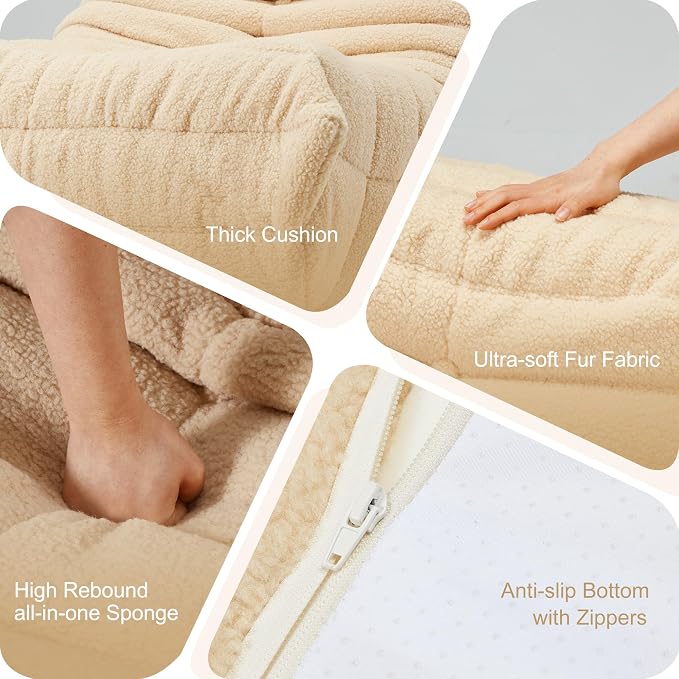 Bean Bag Chairs for Adults Giant Bean Bag Chair Memory Foam BeanBag Chair Bean - Image 7