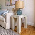Plank+Beam Modern Rectangular Side Table, Slim Side Table by PlankBeam