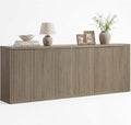 SICOTAS Buffet Cabinet with Storage Accent Sideboard Modern Credenza with Doors by SICOTAS