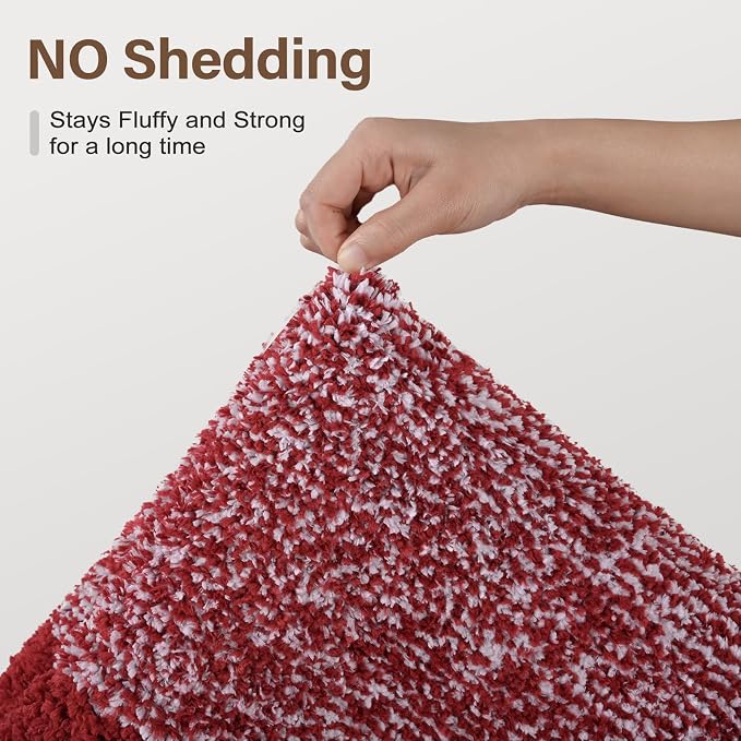 Bathroom Rugs 24x17 Non Slip Washable, Soft Absorbent Quick Dry Mats - Image 8