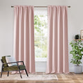 RYB HOME Bedroom Blackout Curtains 80 inches Long, 100% Blackout Thermal by RYBHOME