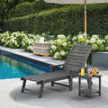 LUE BONA Lounge Chair Outdoor, HDPS Chaise Lounge Outdoor by LUEBONA