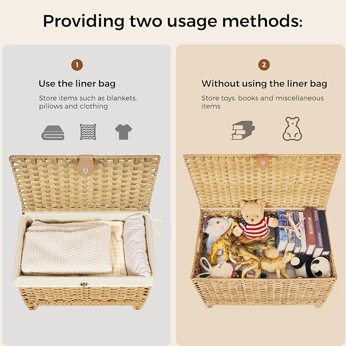Honjourai Wicker Storage Basket - Image 7