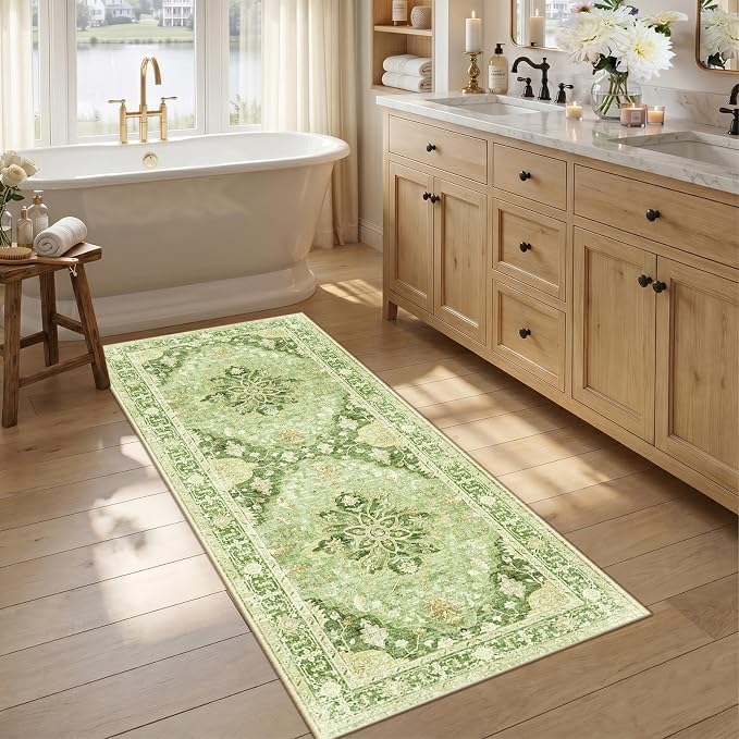 RELEANY Area Rugs 2'6"x5' Runner Rug Non Slip Washable - Image 2
