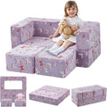 MeMoreCool Kids Modular Couch – Glow-in-the-Dark Butterfly Foam Sofa Bed by MeMoreCool