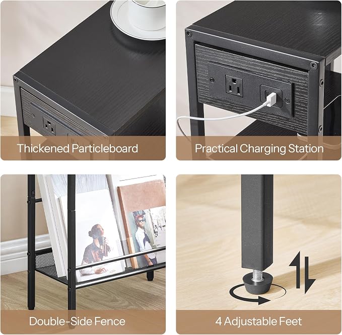 HOOBRO 15.7" Narrow Console Table - Image 7