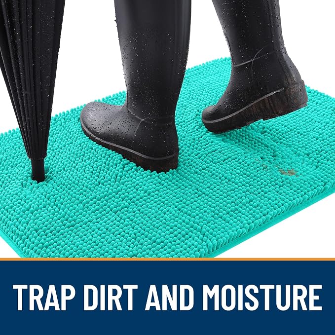 OLANLY Dog Door Mat for Muddy Paws 59x24, Absorbs Moisture and Dirt, Absorbent - Image 2
