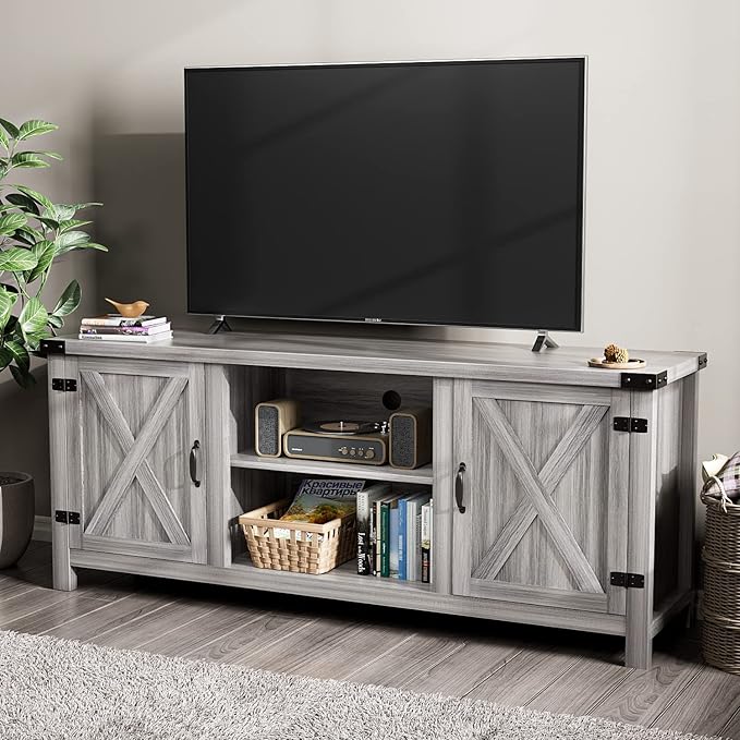 YESHOMY Modern Farmhouse TV Stand by SearchallYESHOMY