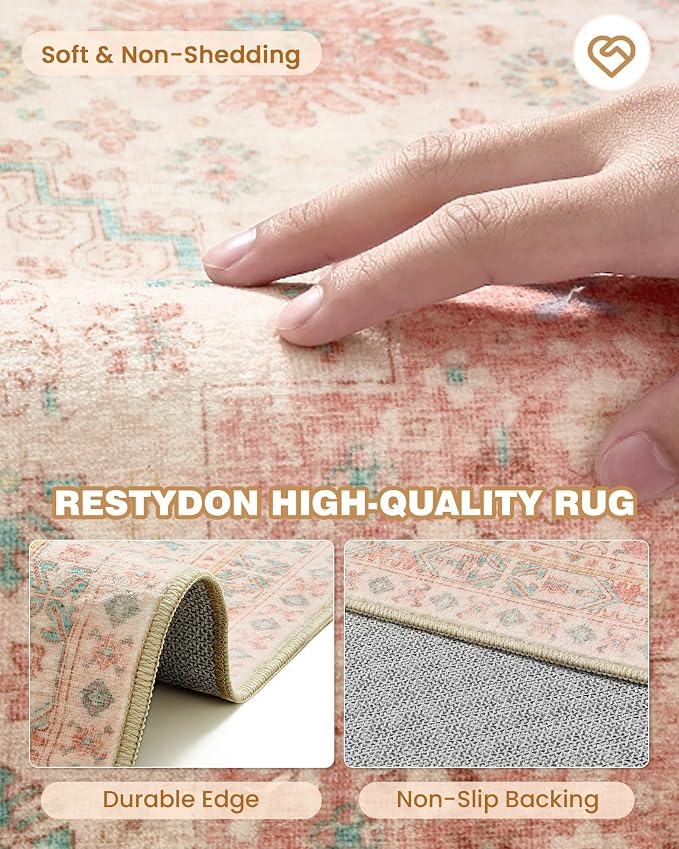 Hallway Runner Rug 2x12, Extra Long Washable Runner Rugs - Image 7