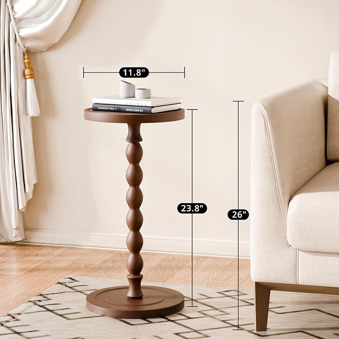 Small Side Table, Rubberwood‌ Drink Table - Image 3