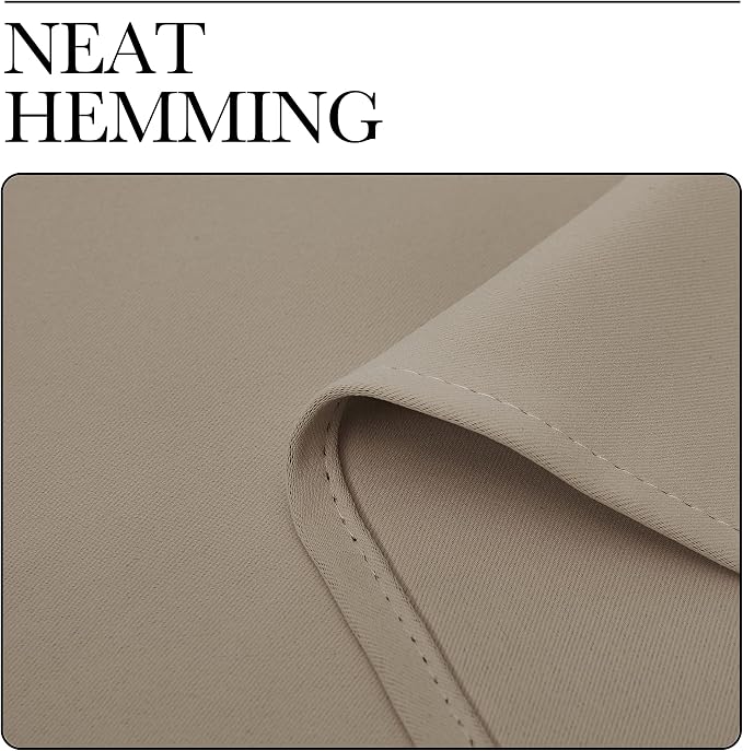 NICETOWN Window Curtain Panels, Thermal Insulated Solid Grommet Blackout - Image 6