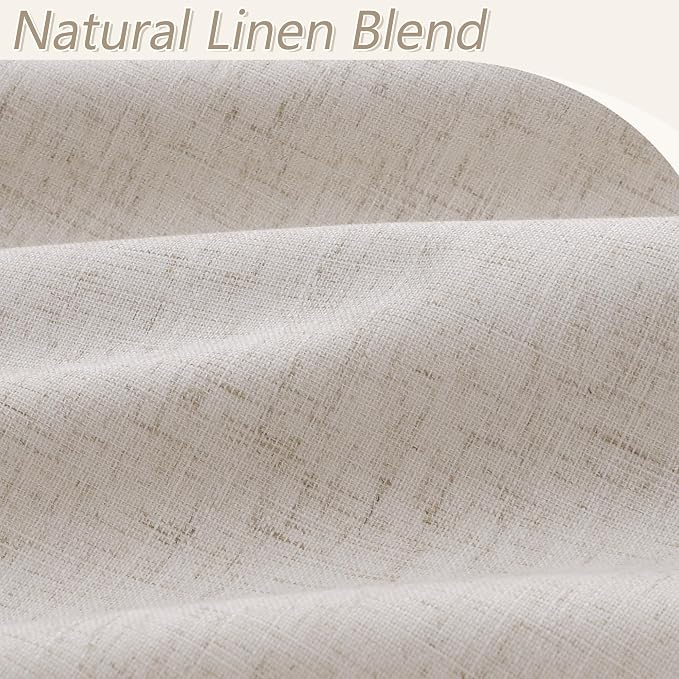 Guken 100% Blackout Curtains 102 Inch Length 2 Panels Set - Image 3