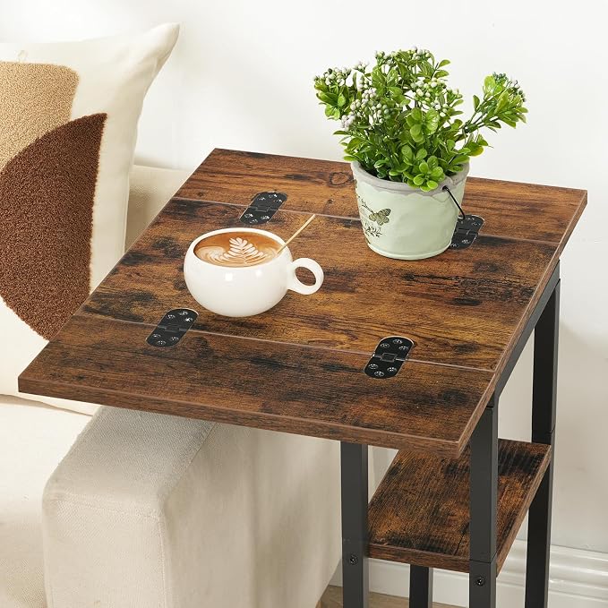 HOOBRO Foldable C Shaped End Table, C Shaped Side Table - Image 8