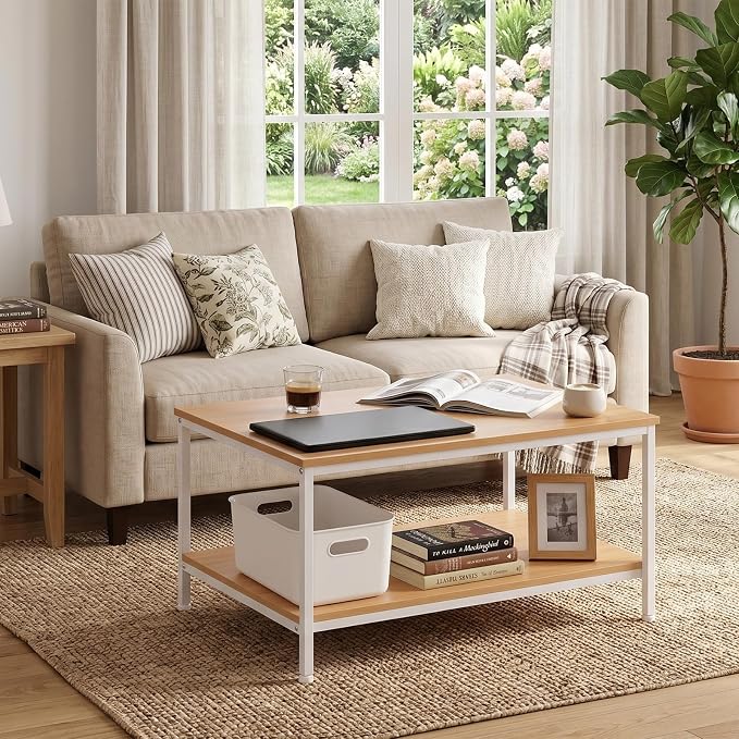 ZenStyle Industrial Coffee Table - Image 5