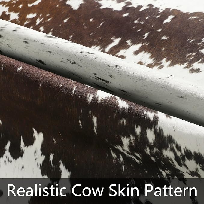 AROGAN Faux Cow Print Rug Large - Image 6