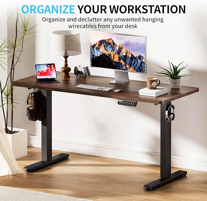 BIZUM Electric Standing Desk, 55x24 inches Height Adjustable Desk, Sit to Stand - Image 3