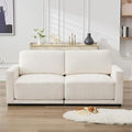 77.4" Modular Sectional Loveseat Sofa, Cloud Deep Seat Couch, Love Seat Sofas by CACFTII