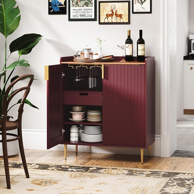 ARTPOWER Coffee Bar Cabinet - Image 5