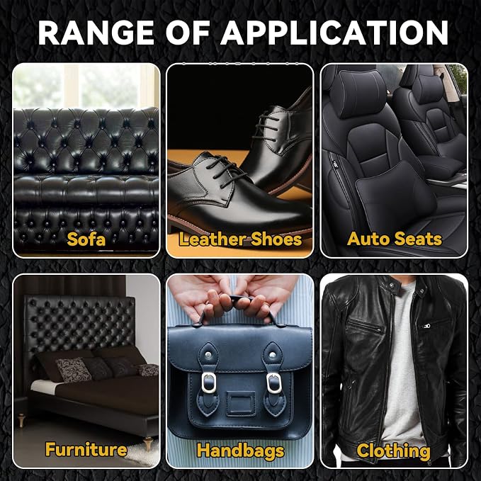 Black Leather Repair Kit for Furniture, Leather Seat Repair Kit for Cars - Image 6