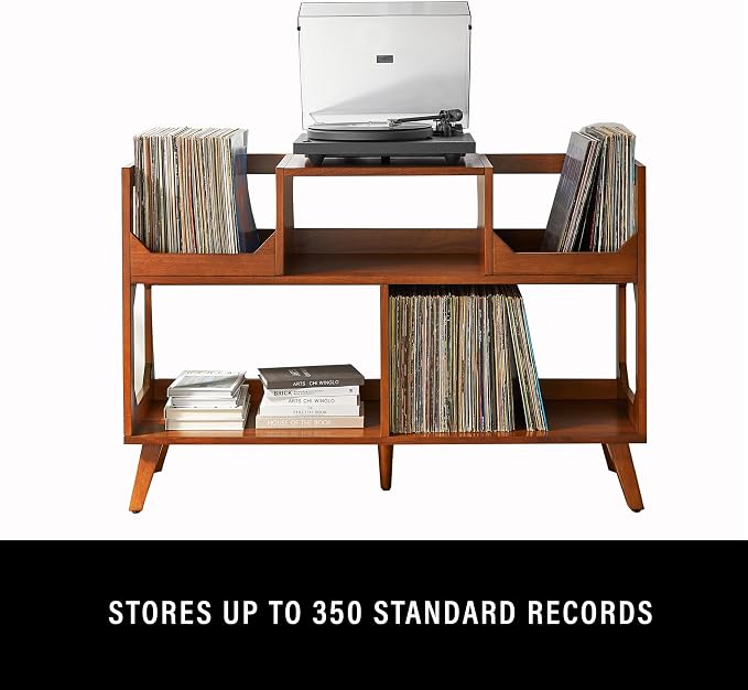 Crosley Furniture Asheville Mid-Century Modern Media Console Record Player Stand - Image 6