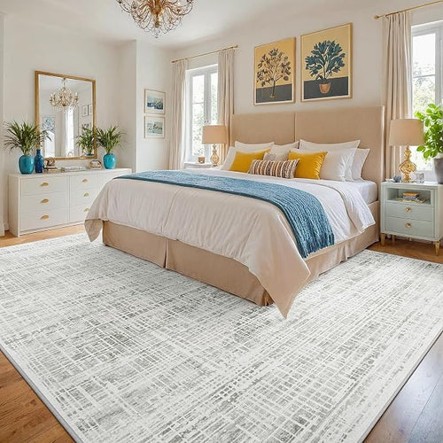 6x9 Area Rugs Washable Rug: Anti-Skid Abstract Modern Living Room Rug Soft Thin - Image 2