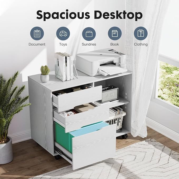DUMOS Rolling File Cabinet - Image 3