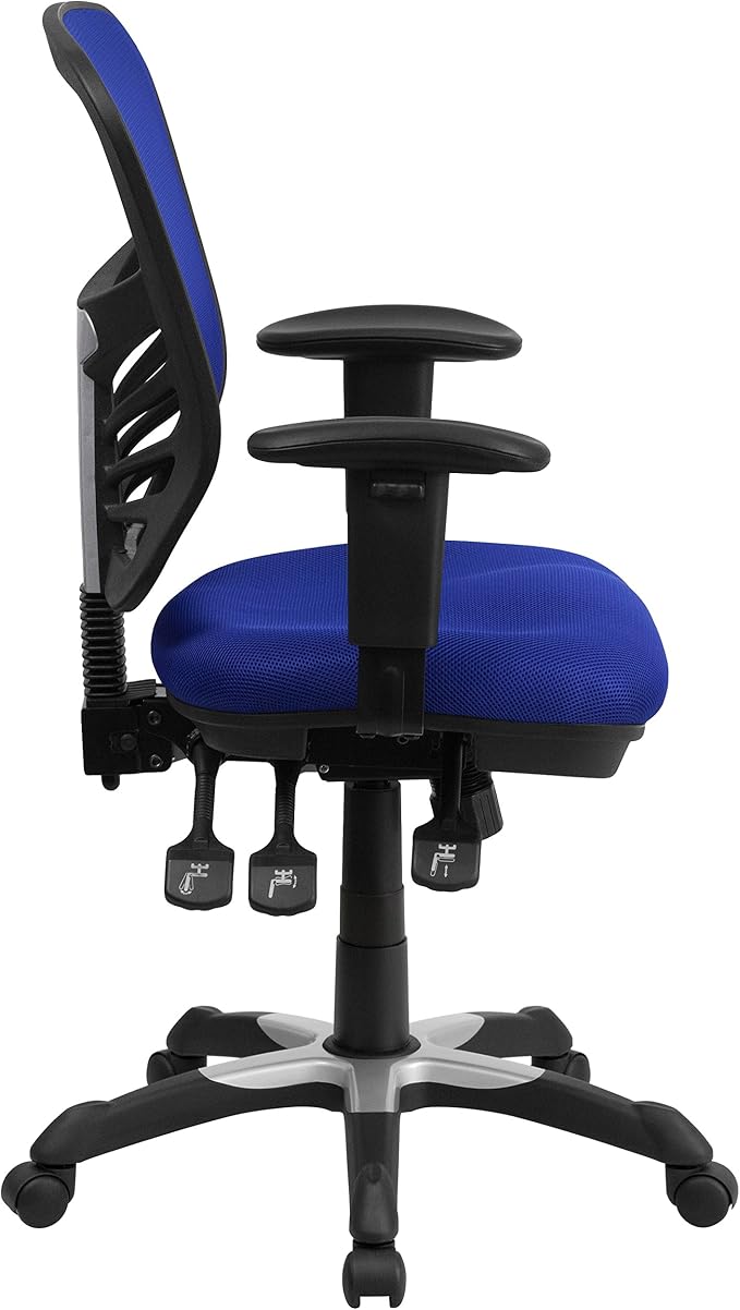 Flash Furniture Nicholas Mid-Back Swivel Office and Gaming Chair, Ergonomic - Image 6