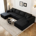 135.4"Cloud Modular Sectional Couch by Settab