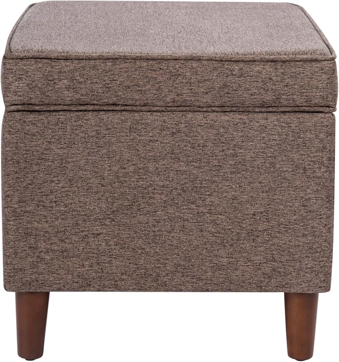 HomePop Home Decor | Dinah Collection Modern Storage Ottoman | Ottoman - Image 11