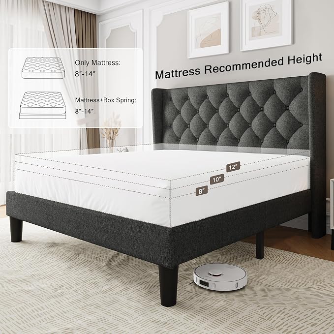 Einhomn Full Size Platform Bed Frame - Image 5